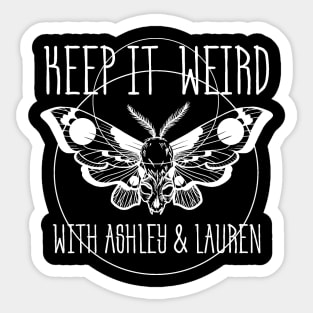 Keep It Weird Moth Sticker